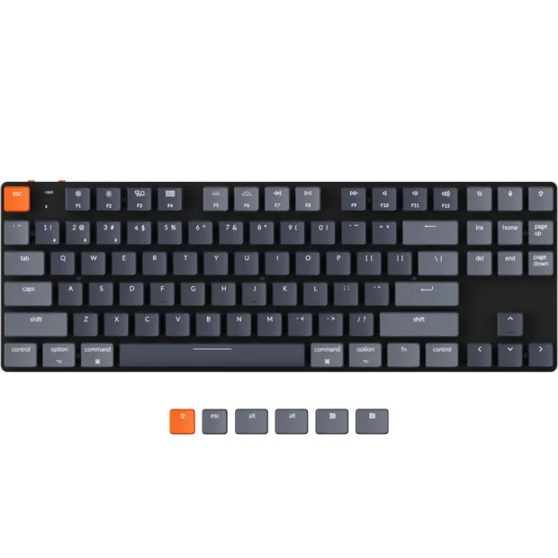 Клавиатура Keychron K1 SE RGB K1SE-E2-RU (Keychron Low Profile Optical Blue)